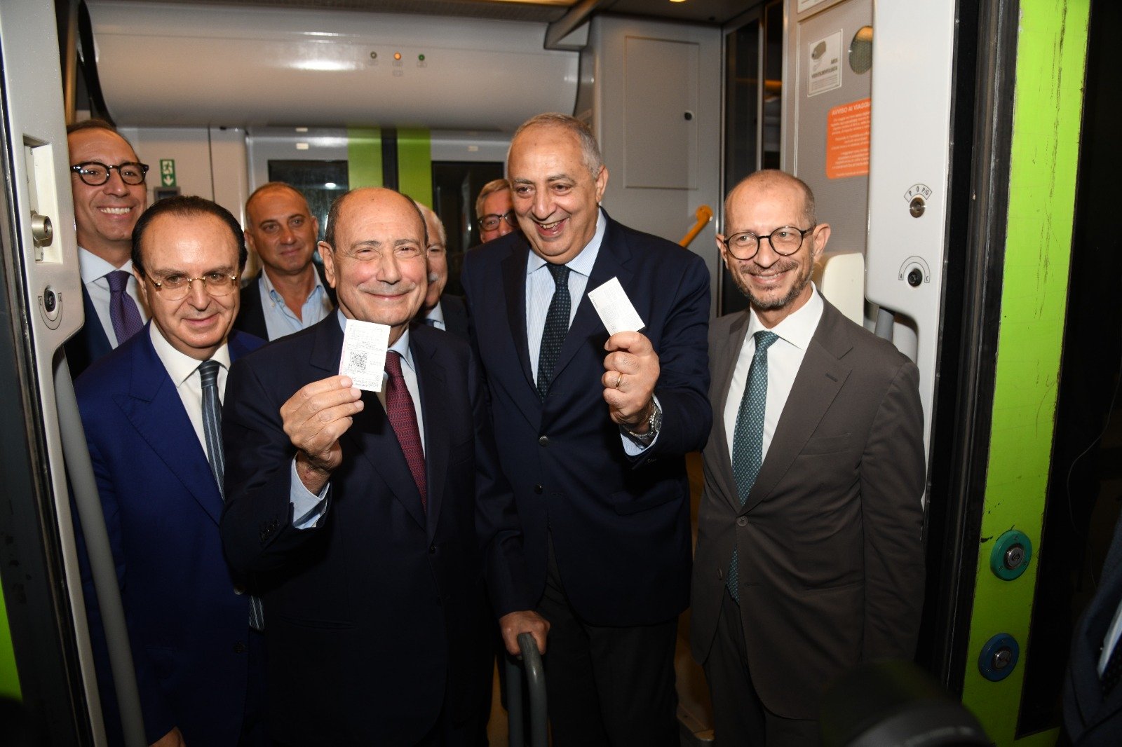 Inaugurazione fermata Libertà - i presenti