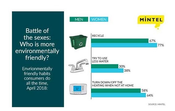 Mintel eco gender gap