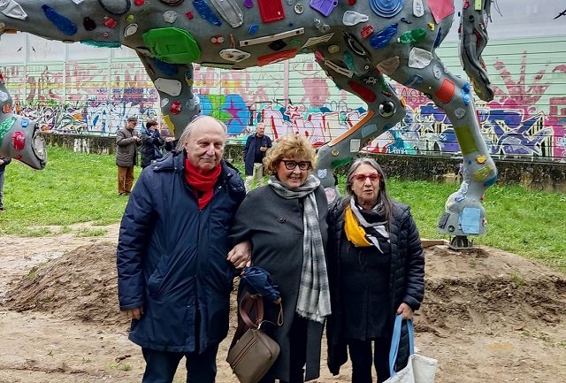 Da sinistra a destra Claudio Ascoli, Cristina Scabia e Sissi Abbondanza