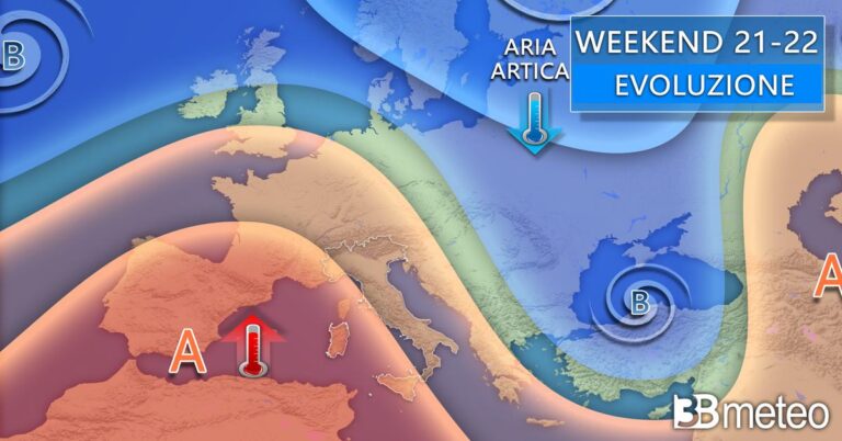 Perturbazione in arrivo, assaggio di primavera nel weekend