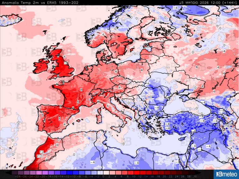 Scoppia l’estate su mezza Europa, oltre i 30°C anche sull’italia