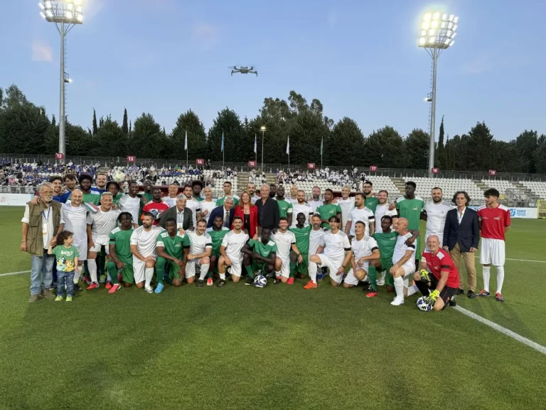 Uila, a Roma la squadra dei braccianti in campo contro lo sfruttamento