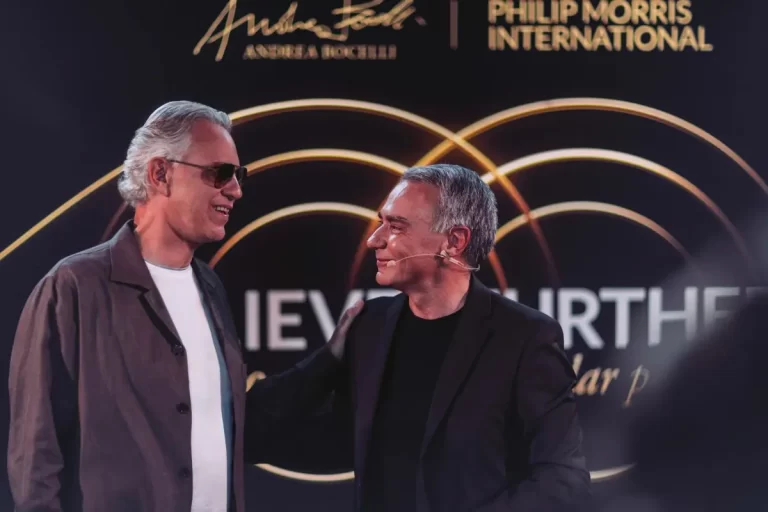 Philip Morris International e Bocelli lanciano il progetto “Believe. Further”